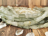 Rectangle Chlorite Quartz Beads 12mm <3