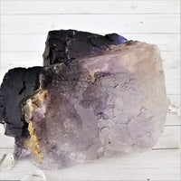 Dark Purple Fluorite Specimen