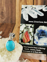 Sleeping Beauty Turquoise Pendant