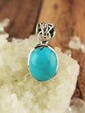 Sleeping Beauty Turquoise Pendant
