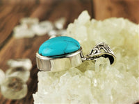 Sleeping Beauty Turquoise Pendant