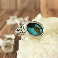 Sleeping Beauty Turquoise Pendant