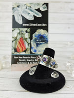 Multi Gem Chakra Meditation Ring Size 7