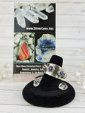 Multi Gem Chakra Meditation Ring Size 7