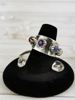 Multi Gem Chakra Meditation Ring Size 7