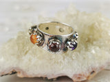 Multi Gem Chakra Meditation Ring Size 7