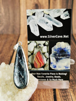 Long Teardrop Kyanite Pendant