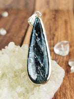 Long Teardrop Kyanite Pendant