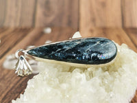 Long Teardrop Kyanite Pendant