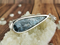 Long Teardrop Kyanite Pendant
