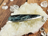 Long Teardrop Kyanite Pendant