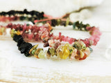 Bi-colored Tourmaline Chip Beads