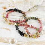 Bi-colored Tourmaline Chip Beads