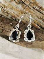 Faceted Garnet Earrings