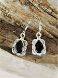 Faceted Garnet Earrings