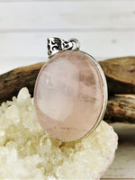 Large Rose Quartz Pendant
