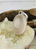 Pale Pink Rose Quartz Pendant