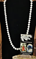 White Howlite Necklace