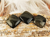 Gold Sheen Obsidian Cabochons