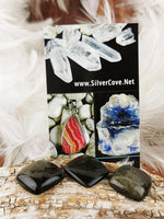 Gold Sheen Obsidian Cabochons