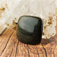 Gold Sheen Obsidian Cabochons