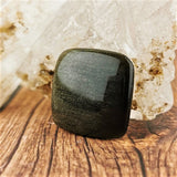 Gold Sheen Obsidian Cabochons