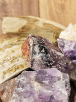 Meteoritic Amethyst Pieces