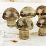 Smokey Quartz Mushroom Carvings <3