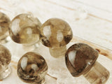 Smokey Quartz Mushroom Carvings <3