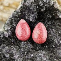 Semi-Matched Cabochon Pairs, Thulite