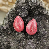 Semi-Matched Cabochon Pairs, Thulite