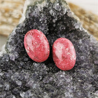 Semi-Matched Cabochon Pairs, Thulite