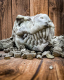Tyrannosaurus-Rex Head Carving (Labradorite)