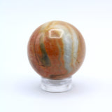 Jasperized Quartz Sphere