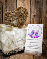 Citrine Heart Cluster