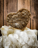 Citrine Heart Cluster
