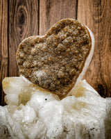 Citrine Heart Cluster