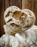 Citrine Heart Cluster