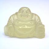 Lemon Quartz Buddha Carving