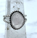 Rose Quartz Ring (Size 8)