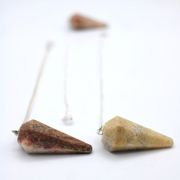 Yellow Quartz Pendulums