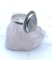 Rose Quartz Ring (Size 7.75)