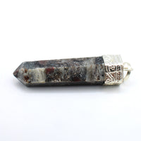Canadian Staurolite, Garnet, Mica Schist Pendant