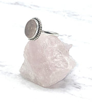 Rose Quartz Ring (Size 7.75)