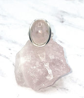 Rose Quartz Ring (Size 7.5)