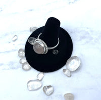 Rose Quartz Ring (Size 10)
