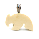 Yukon Mammoth Ivory Pendant in Sterling Silver