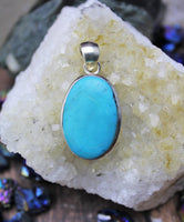 Sleeping Beauty Turquoise Pendant