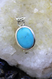 Sleeping Beauty Turquoise Pendant