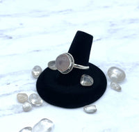 Rose Quartz Ring (Size 8.75)